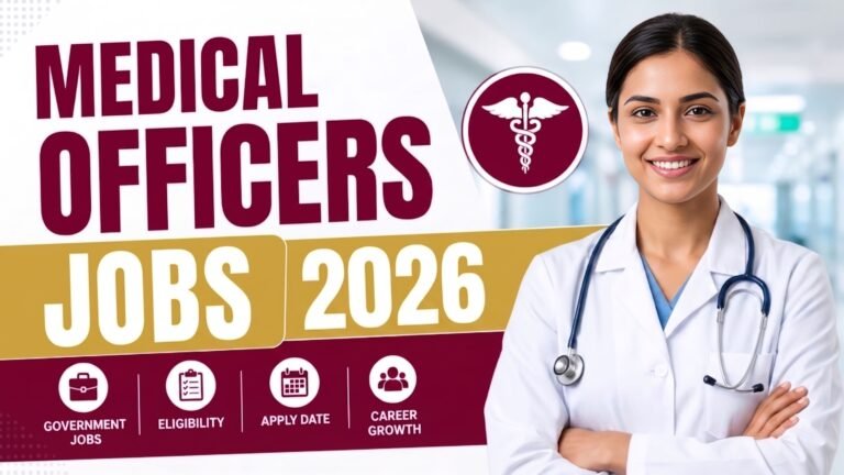 Medical Officer Jobs in Health Department 2026